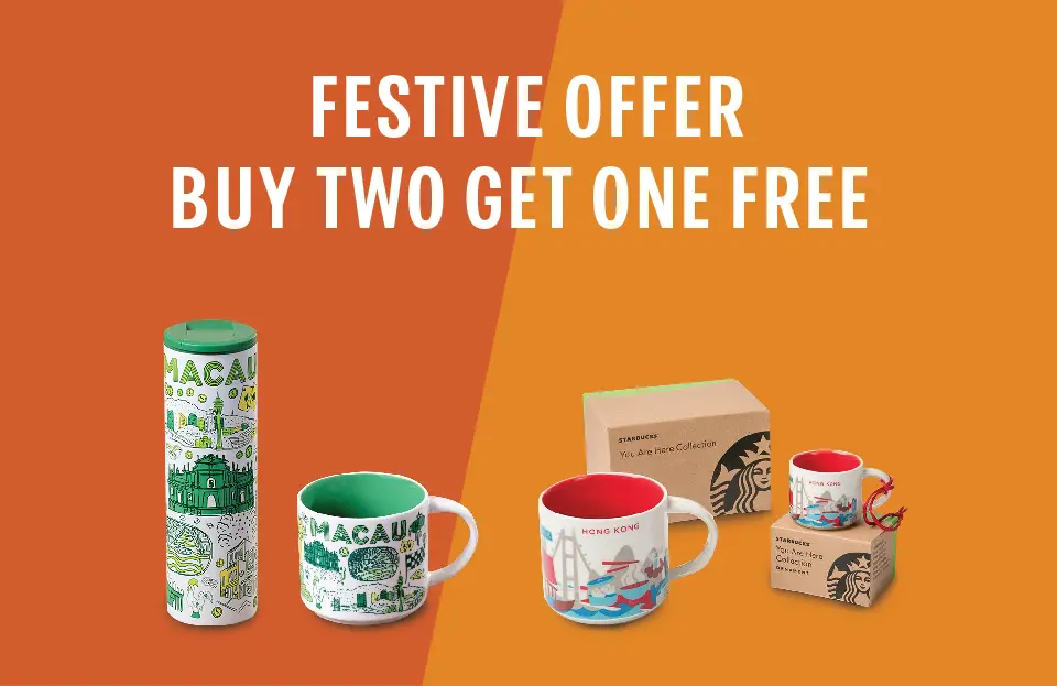 Starbucks Festive Offer – Buy Two Get One Free