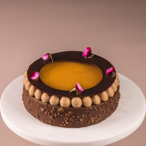 Hojicha 58% Chocolate Cake